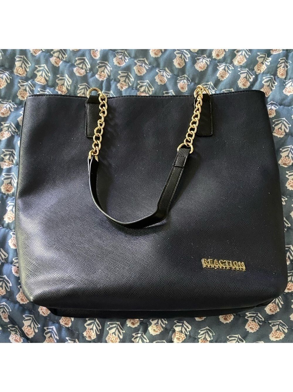 Kenneth Cole Reaction Navy Blue Tote Bag